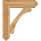 Ekena Millwork Legacy Arts and Crafts Rough Sawn Bracket w/ Offset Brace, Western Red Cedar, 8"W x 30"D x 34"H BKT0806X30X34LEC03RWR - alternate 2
